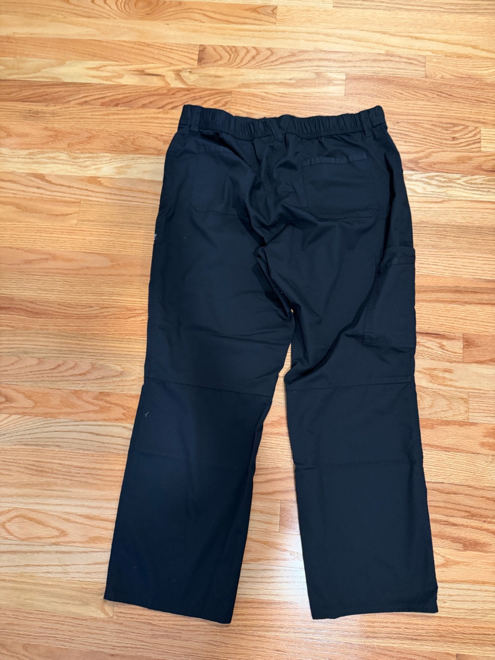 Cherokee Workwear Revolution Black Scrub Set Top Pants Large Short WW140S - Picture 5 of 7